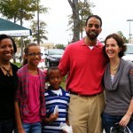 Warren Davisand family with donor